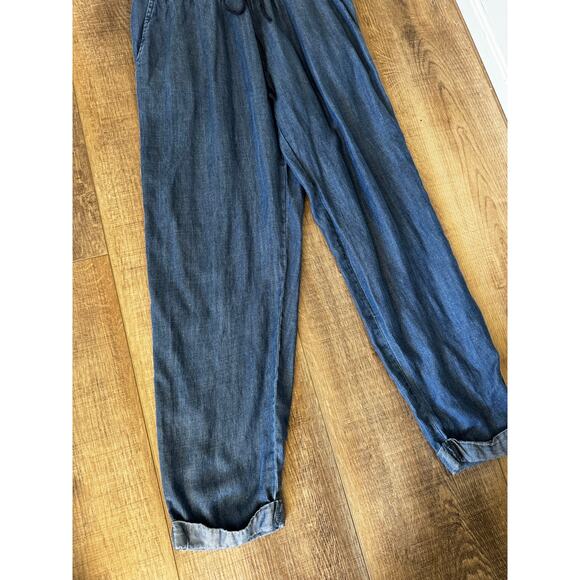 Lovestitch Women's One-Piece Denim Jumpsuit Size Small Romper Tank Top - Picture 7 of 11